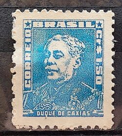 Selo Regular Cod RHM 499a Bisneta Duque de Caxias Militar 1955 Circulado 4