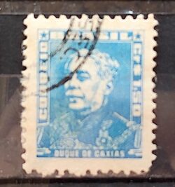 Selo Regular Cod RHM 499a Bisneta Duque de Caxias Militar 1955 Circulado 6