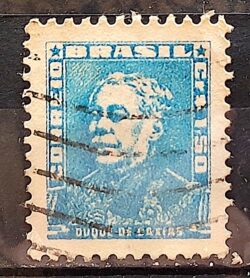 Selo Regular Cod RHM 499a Bisneta Duque de Caxias Militar 1955 Circulado 7