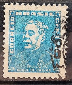 Selo Regular Cod RHM 499a Bisneta Duque de Caxias Militar 1955 Circulado 9