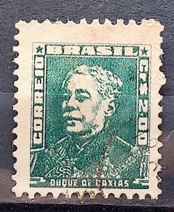 Selo Regular Cod RHM 500a Bisneta Duque de Caxias Militar 1956 Circulado 1
