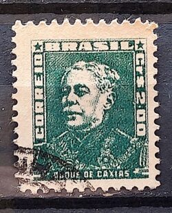 Selo Regular Cod RHM 500a Bisneta Duque de Caxias Militar 1956 Circulado 12