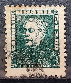 Selo Regular Cod RHM 500a Bisneta Duque de Caxias Militar 1956 Circulado 2