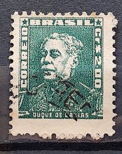 Selo Regular Cod RHM 500a Bisneta Duque de Caxias Militar 1956 Circulado 4