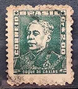 Selo Regular Cod RHM 500a Bisneta Duque de Caxias Militar 1956 Circulado 6