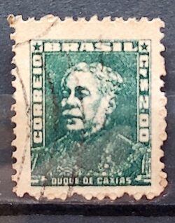 Selo Regular Cod RHM 500a Bisneta Duque de Caxias Militar 1956 Circulado 7