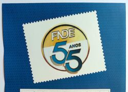 SI 12 Vinheta do Selo Institucional 55 Anos FNDE Educacao Governo 2023