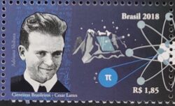 C 3802 Selo Cientistas Brasileiros Cesar Lattes Ciencia 2018