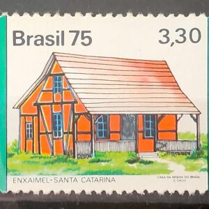 C 885 Selo Habitacoes no Brasil Casa Enxaimel SC 1975