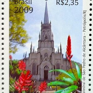 C 2781 Selo Relacoes Diplomaticas Tailandia Igreja Religiao Flora Bromelia Arquitetura 2009