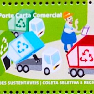 C 3205 Selo Rio + 20 Coleta Seletiva Reciclagem Caminhao Lixo Chapeu 2012