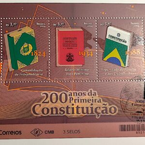 B 238 Bloco 200 Anos Primeira Constituicao Direito Livro Literatura Bandeira 2024 CBC DF