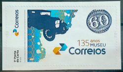 SI 17 Selo Institucional 135 Anos Museu Correios Carro Rondon Olho de Boi 2024