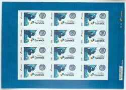 SI 17 Selo Institucional 135 Anos Museu Correios Carro Rondon Olho de Boi 2024 Folha