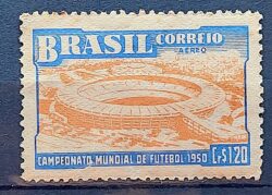 A 75 Selo Aereo Campeonato Mundial de Futebol Estadio Maracana 1950 1