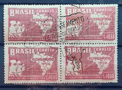 C 254 Selo Recenseamento Geral do Brasil Geografia Mapa 1950 Quadra CBC RJ 1