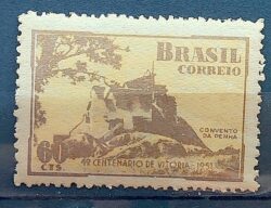 C 269 Selo Centenario de Vitoria ES Convento da Penha Religiao 1951