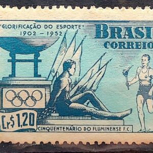 C 282 Selo Aniversario do Fluminense Futebol Clube 1952
