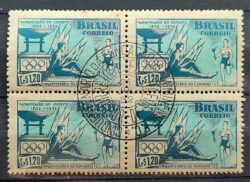 C 282 Selo Aniversario do Fluminense Futebol Clube 1952 Quadra CPD DF