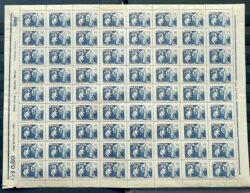 C 290 Selo Rodolpho Bernardelli Escultura Arte 1952 Folha