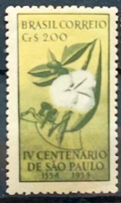 C 292 Selo 4 Centenario de Sao Paulo 1953 MH