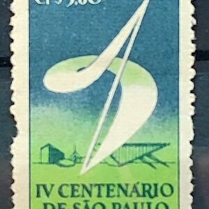 C 295 Selo 4 Centenario de Sao Paulo 1953
