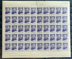 C 319 Selo Joao Capistrano de Abreu Literatura Historia 1953 Folha