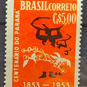 C 326 Selo Centenario do Parana Cafe Bebida 1953