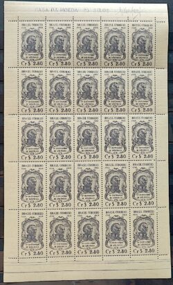 C 330 Selo 4 Centenario de Sao Paulo Jose de Anchieta Religiao 1954 Folha 2