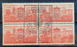C 332 Selo 4 Centenario de Sao Paulo 1954 Quadra CBC SP