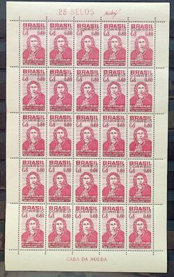 C 351 Selo Nisia Floresta Mulher Educacao Direito 1954 Folha