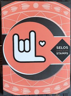 Somente a Cartela da Colecao Anual de Selos do Brasil 2020 – Sem os Selos