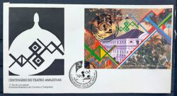 Envelope FDC 667 1996 Teatro Amazonas Manaus Arte Arquitetura CBC AM