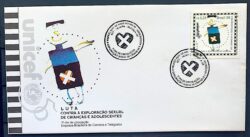 Envelope FDC 671 1996 Fundo das Nacoes Unidas Infancia Crianca CBC DF
