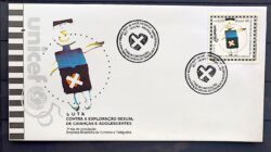 Envelope FDC 671 1996 Fundo das Nacoes Unidas Infancia Crianca CBC SP