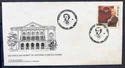Envelope FDC 682 1996 Musica Carlos Gomes CBC DF