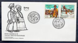 Envelope FDC 686 1996 Trajes Tipicos Vaqueiro e Baiana UPAEP CBC BA 2