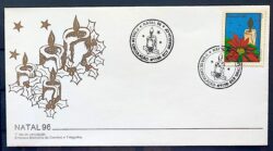 Envelope FDC 687 1996 Natal Vela Religiao CBC DF