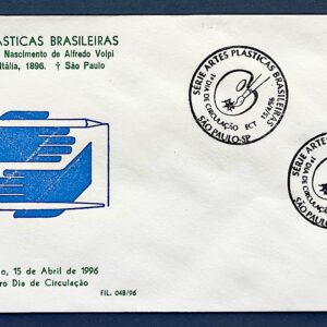 Envelope PVT 670 1996 Artes Plasticas Alfredo Volpi CBC SP