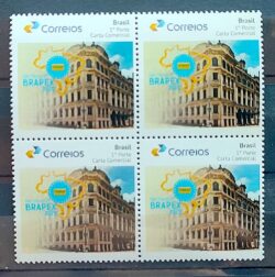 PB 17 Selo Personalizado Brapex Predio Historico Mapa Gomado 2015 Quadra