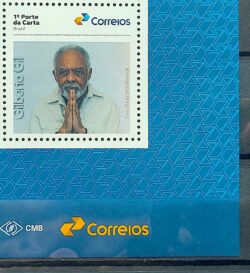 SI 19 Selo Institucional Gilberto Gil Musica 2024 Vinheta Correios