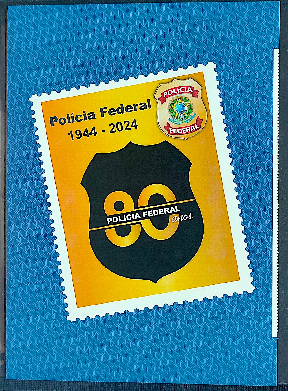 SI 21 Vinheta do Selo Institucional 80 Anos Policia Federal Militar 2024