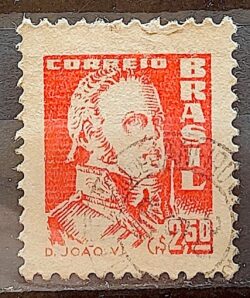 Selo Regular RHM 501 Bisneta Dom Joao VI 1951 Circulado 10