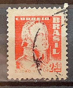 Selo Regular RHM 501 Bisneta Dom Joao VI 1951 Circulado 11