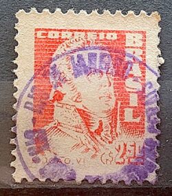 Selo Regular RHM 501 Bisneta Dom Joao VI 1951 Circulado 4