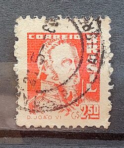 Selo Regular RHM 501 Bisneta Dom Joao VI 1951 Circulado 6