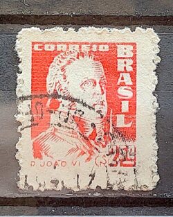 Selo Regular RHM 501 Bisneta Dom Joao VI 1951 Circulado 7