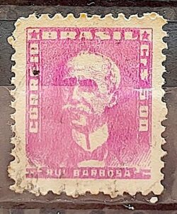 Selo Regular RHM 502 Bisneta Rui Barbosa 1956 Circulado 5