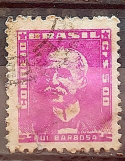 Selo Regular RHM 507 Bisneta Rui Barbosa 1961 Circulado 9