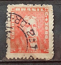 Selo Regular RHM 510b Bisneta Jose Bonifacio 1963 Circulado 1
